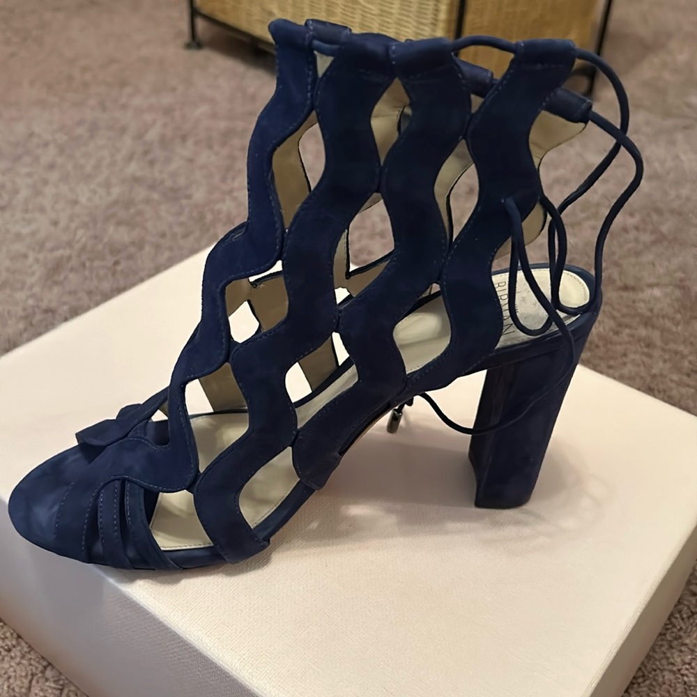 Blue suede, Alexandre, Birman shoes